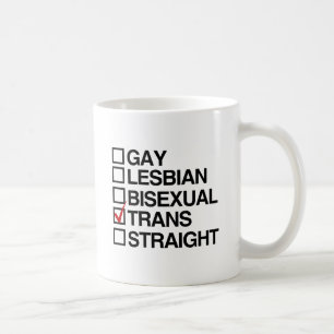 ANSWER TRANSEXUAL COFFEE MUG