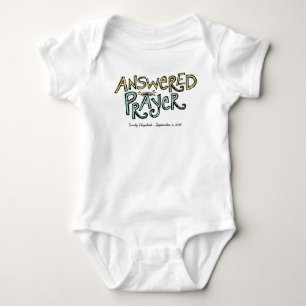 Answered Prayer Baby One Piece Bodysuit
