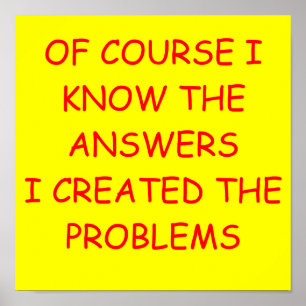 ANSWERS POSTER