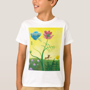 Ant and butterfly on wildflower meadow T-Shirt