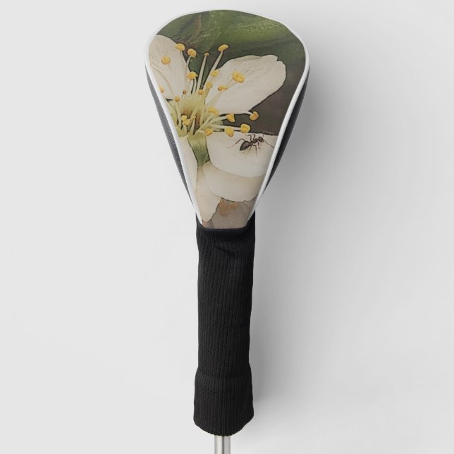 Ant and flower golf head cover (Front)