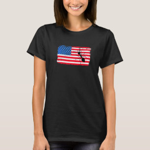 Ant Aunt Us Flag 4th Of July America Patriotic T-Shirt
