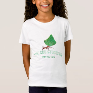 Ant carrying a big leaf T-Shirt