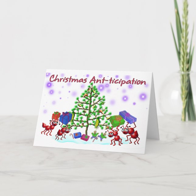 ant Christmas card (Front)