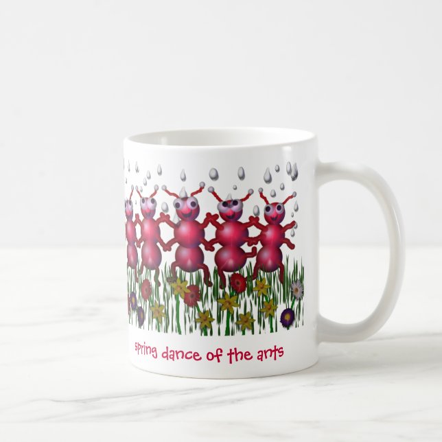 ant dance coffee mug (Right)