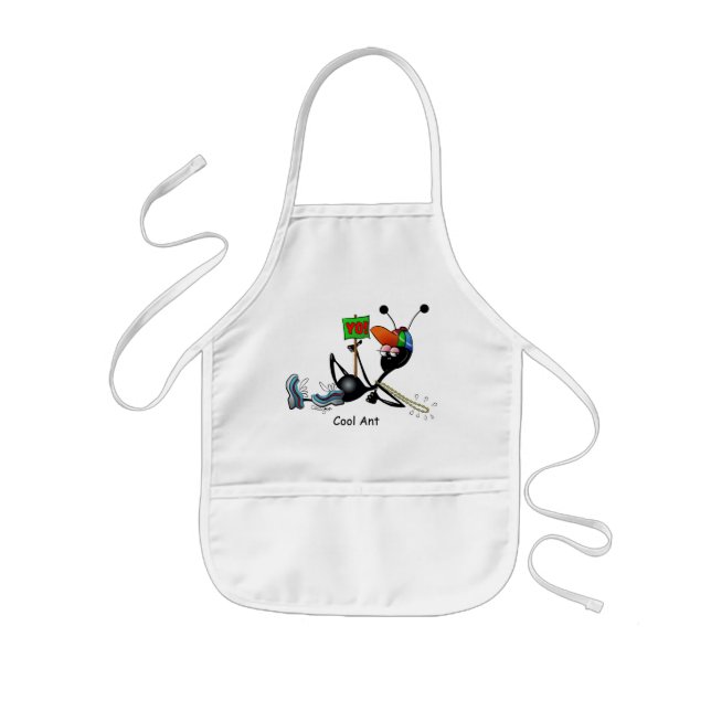 Ant Designs Kids Apron (Front)