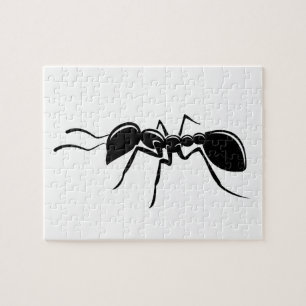 Ant drawing insect jigsaw puzzle