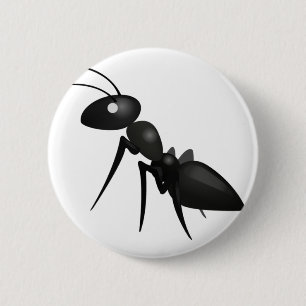 Ant - Emoji 6 Cm Round Badge