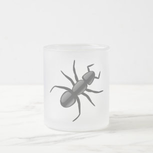 Ant Frosted Glass Coffee Mug