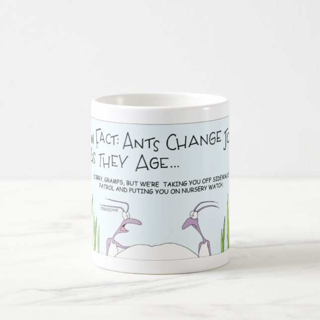 Ant Fun Fact about jobs Coffee Mug (Center)