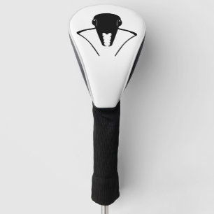 Ant head silhouette golf head cover