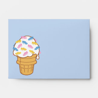 Ant Ice Cream A6 Envelopes