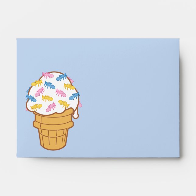 Ant Ice Cream A6 Envelopes (Front)