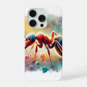 Ant in Watercolor Art 170624AREF125 - Watercolor iPhone 15 Pro Case