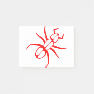 Ant Legs Antennae Red Post-it Notes