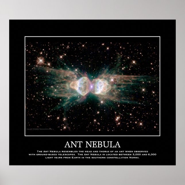 Ant Nebula - In Constellation Norma Poster (Front)