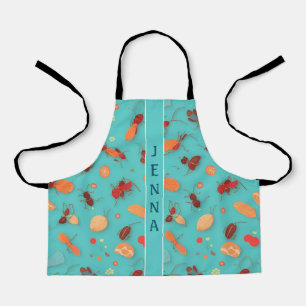 Ant Pastel Colourful Custom Pattern Apron