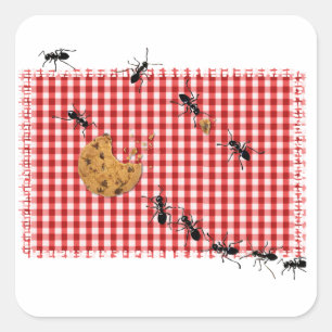 Ant Picnic Square Sticker