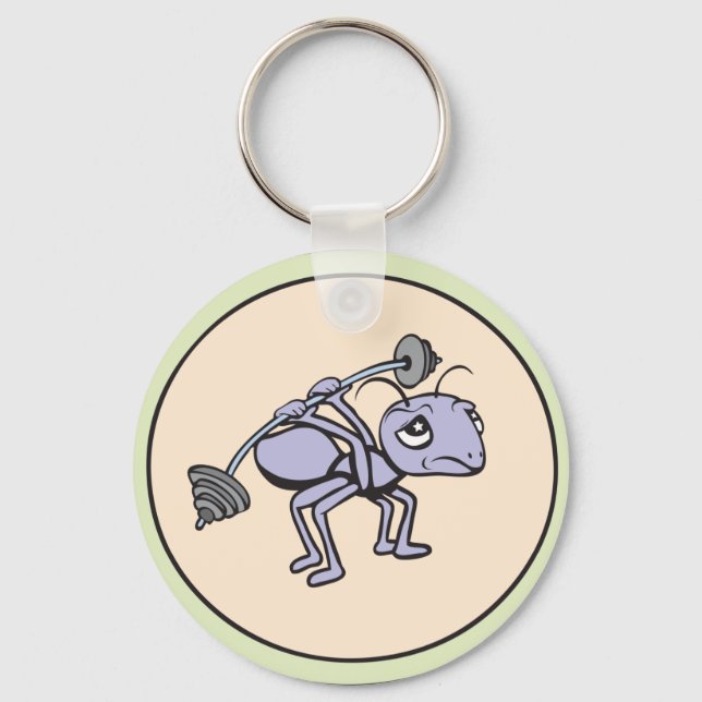 Ant Power!  Customisable! Key Ring (Front)