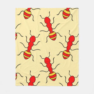 Ant seamless pattern vintageant, abstract, animal, fleece blanket