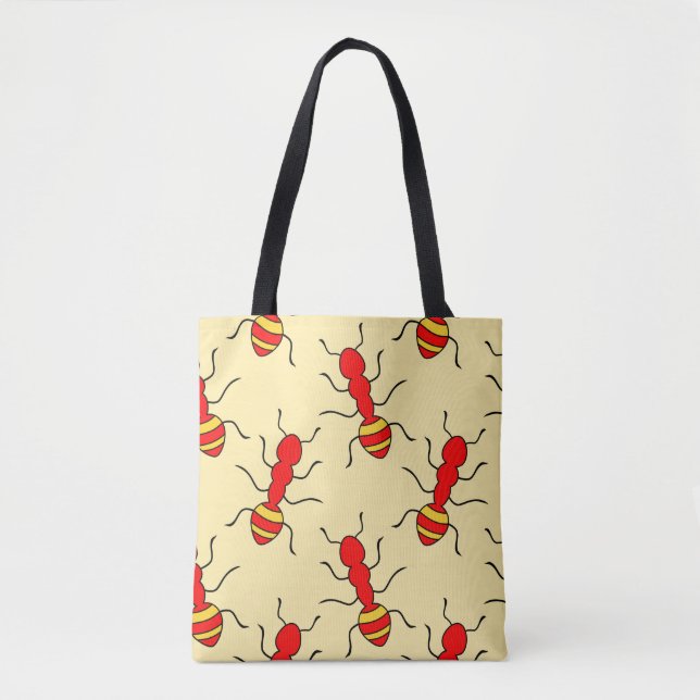 Ant seamless pattern vintageant, abstract, animal, tote bag (Front)