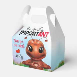 Ant Sign Language Birthday Favour Box