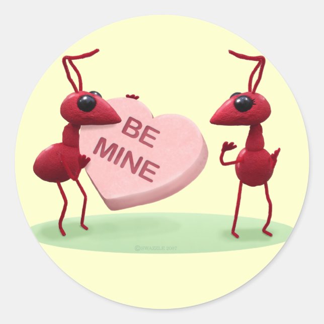 Ant Valentine's Day Sticker (Front)