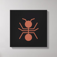 Ant Wrapped Canvas