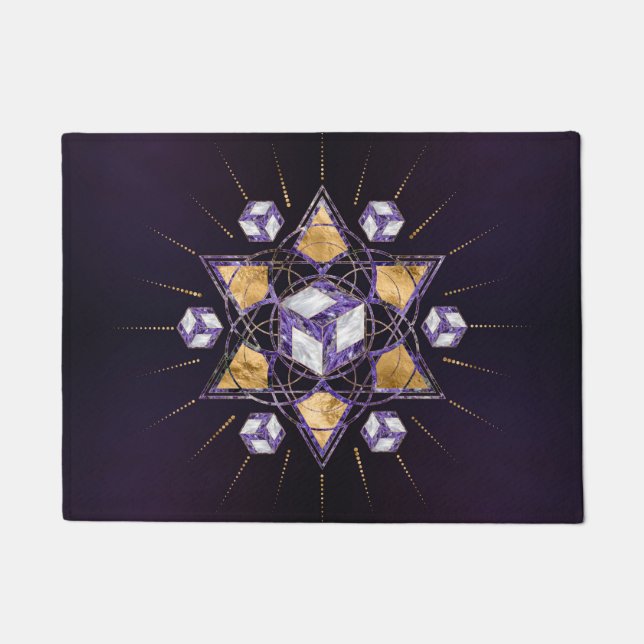 Antahkarana in in Sacred Geometry Ornament Doormat (Front)