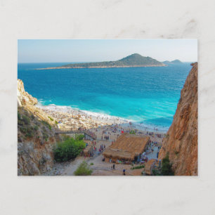 Antalya Eyebrow Kaputas Beach .Turkey Holiday Postcard