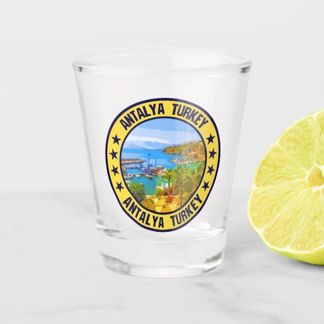 Antalya                                            shot glass (Front)
