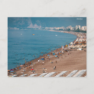Antalya Turkey Konyaalti Sea Holiday Coast Gezi  Postcard
