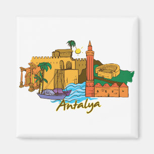 Antalya Turkey Magnet