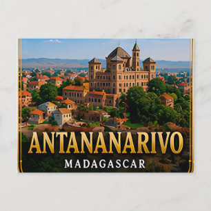 Antananarivo Highland Views and Malagasy Heritage Postcard