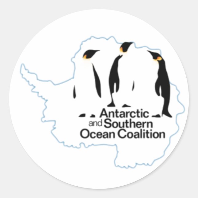 Antarctic and Southern Ocean Coalition Sticker (Front)