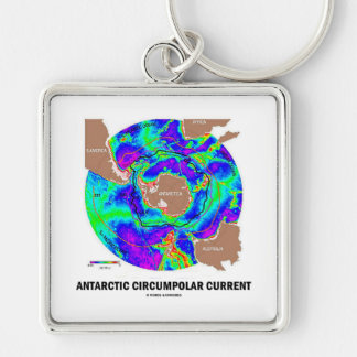Antarctic Circumpolar Current (Ocean Current Map) Key Ring