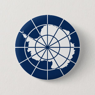 Antarctic flag symbol badge