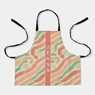 Antarctic Scale Worm Pastel Colourful Pattern Apron