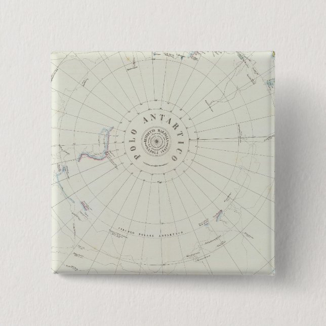 Antarctica 15 Cm Square Badge (Front)