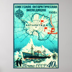 Antarctica 1956 poster