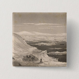 Antarctica 2 15 cm square badge