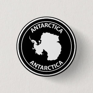 Antarctica 3 Cm Round Badge