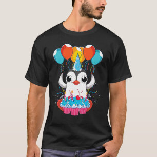 Antarctica Bird Birthday Party Zoo Animal Cute P T-Shirt