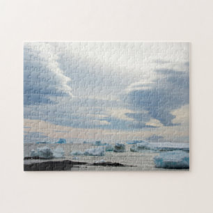 Antarctica. Brown Bluff. Lenticular clouds Jigsaw Puzzle