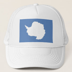 Antarctica continent flag symbol trucker hat