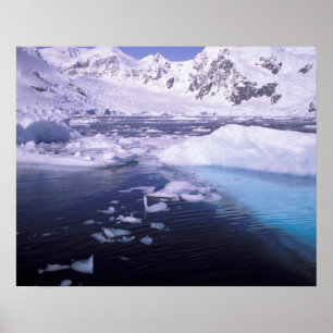 Antarctica. Expedition through icescapes Poster