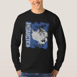 Antarctica Flag Distressed T-Shirt