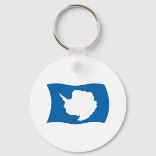 Antarctica Flag Keychain