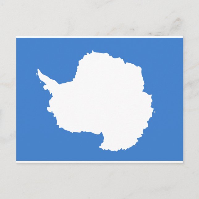 Antarctica Flag Postcard (Front)