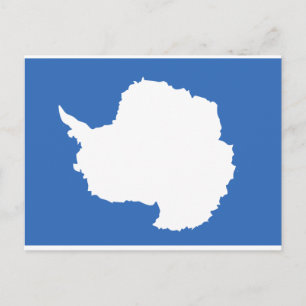 Antarctica Flag Postcard